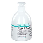 Nanobiotic Med+ Silver Wash & Protect Mydło w żelu do rąk i ciał 500 ml