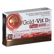 Olimp Gold-Vit witamina D3 Fast 4000 j.m. tabletki 30