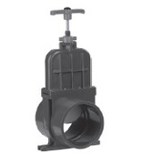 Zasuwa nożowa ze stali nierdzewnej, do zgrzewu fi 110