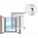 Siatka na insekty biała 120cmx50mb