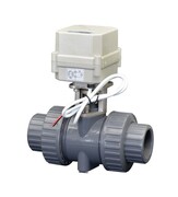 Zawór TF PVC sterowany siłownikiem elektrycznym 230V 1 1/4