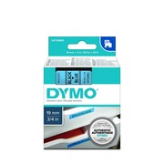 Dymo taĹ?ma do drukarek etykiet, D1 45806 czarny/niebieski 7m/19mm