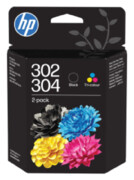 Tusz HP 2-Pack 302/304 | black + tri-color