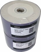 Adiva DVD+R 4.7GB 16x | white Inkjet Printable szpindel 50 | 0162
