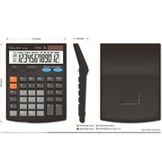 Vector kalkulator biurowy VC-666I | biurowy | 12 miejsc | czarny