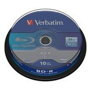 Verbatim BluRay BD-R | 25 GB | x6 | 10 szt.| SINGLE LAYER