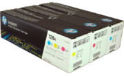 Zestaw tonerów HP 128A / CF371AM CMY do drukark (Oryginalny) [1.3k] - 3 Pak