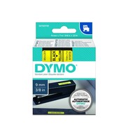 Dymo taśma do drukarek etykiet, D1 40918 czarny/żółty 7m/9 mm