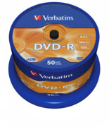 Verbatim DVD-R | 4.7GB | x16 | cakebox 50szt