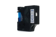 Taśma Dymo D1 Niebieski na Przezroczystym 6mm x 7m LM100, LM100+, LM200, LM300, LM400, LM420P, LM350, LM350D, LM360D, LM450D, LM260P, LM120P, LM500TS