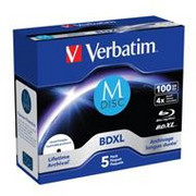 Verbatim BluRay M-DISC BD-R | 100 GB | x4 | 5 szt.| Inkjet Printable
