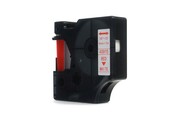 Taśma Dymo D1 Czerwony na Białym 9mm x 7m LM100, LM100Plus, LM100Series, LM120P, LM280, LM300, LM350, LM350D, LM350Series, LM360D, LM400, LM420P, LM4