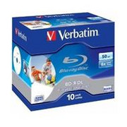 Verbatim BluRay BD-R DL | 50 GB | x6 | 10 szt.| do nadruku