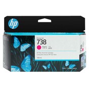 Tusz HP 738 / 498N6A Magenta do drukarek (Oryginalny) [130ml]