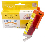 Tusz CCLI551XLY-OR Yellow do drukarek Canon (Zamiennik Canon CLI-551Y) [12ml]