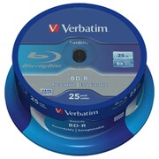 Verbatim BluRay BD-R | 25 GB | x6 | 25 szt.| Single layer DATALIFE