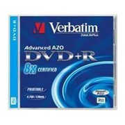 Płyty Verbatim DVD-R 4,7GB 16x - Slim - 5szt. Kolor