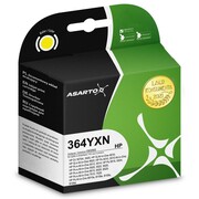 Tusz AS-H364YXN Yellow do drukarek HP (Zamiennik HP 364XL / CB345EE) [13 ml]
