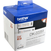 Etykieta Brother do QL-800 | 62mm x 15.24m | czarno/czerwony druk
