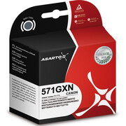 Tusz AS-C571GXN Gray do drukarek Canon (Zamiennik Canon CLI-571GXL) [11.8ml]