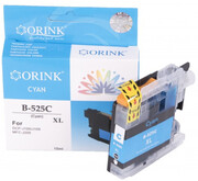 Tusz CB525XL/C-OR Cyan do drukarek Brother (Zamiennik Brother LC525XLC) [15ml]
