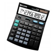 Eleven kalkulator biurowy 12-pozycyjny czarny CT666N