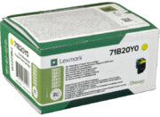 Toner Lexmark 71B20Y0 Yellow do drukarek (Oryginalny) [2.3k]