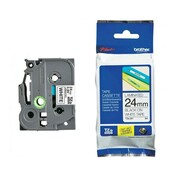 Taśma Brother biała z czarnym nadrukiem TZE251; 24 mm= TZ251