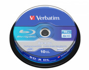 Płayty Verbatim BluRay BD-R DL - 50GB - 10szt.