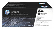 HP Toner Czarny CF283AD, Zestaw 2xBk, 2xCF283A - zdjęcie 1