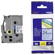 Brother TZ-551/TZe-551 (24mm, czarny na niebieskim)