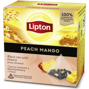 Herbata Lipton Piramidki | Mango i Brzoskwinia | 20 szt