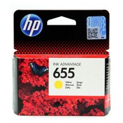 HP Tusz Żółty HP655 CZ112AE - zdjęcie 1