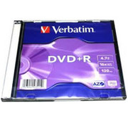 Płyty Verbatim DVD+R 4,7GB 16x - Slim - 200szt.
