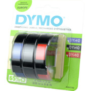 Dymo taśma do drukarek etykiet, 3D 3 rolkix3m/9mm mix kolorów