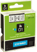 Dymo taśma do drukarek etykiet, D1 40913 czarny/biały 7m/9mm