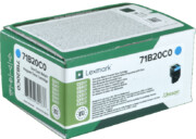Toner Lexmark 71B20C0 Cyan do drukarek (Oryginalny) [2.3k]