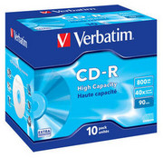 Płyty Verbatim CD-R 800MB 40x - Jewel Case-10szt. - DataLife