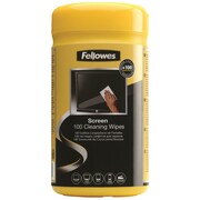 Fellowes ściereczki nasączone do czyszczenia ekranu- tuba 100 szt