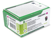 Toner Lexmark 71B20M0 Magenta do drukarek (Oryginalny) [2.3k]