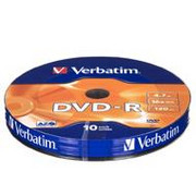Verbatim DVD-R | 4,7 GB | x16 | 10 szt.| Matt Silver
