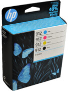 Zestaw Tuszy HP 912 / 6ZC74AE CMYK do drukarek (Oryginalny)