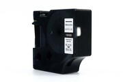 Taśma JWT-D18489N Czarny na Białym do drukarek Dymo (Zamiennik Dymo 18489 / S0718120) Nylonowa