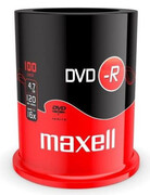 MAXELL DVD-R 4,7GB 100 szt. w opakowaniu SHRINK. Prędkość zapisu 16X, 120 min. Przeznaczenie nagrywanie Multimediów.