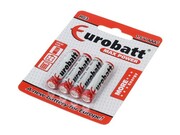 Baterie alkaliczne Eurobatt R03 1,5V AAA 4 sztuki