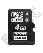 Karta pamięci microSDHC 4GB Class 4 + adapter SD R10 GOODRAM (TF Transflash) SDU4GHCAGRR10 GOODRAM