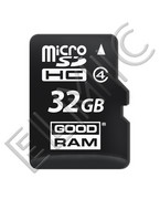 Karta pamięci microSDHC 32GB Class 4 + adapter SD R10 GOODRAM (TF Transflash) SDU32GHCAGRR10 GOODRAM