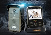 Bezprzewodowy wideo domofon z funkcją dzwonka z czujnikiem ruchu ELMIC KIVOS KDB302 - regulowana kamera KIVOS