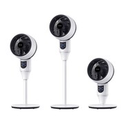 Wentylator stojący 3w1 z pilotem 23,5 cm 50W – regulowana wysokość i wyświetlacz LED Eurolamp