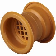Tuleja wentylacyjna drzwiowa do otworów 40mm ciemny beż komplet 6 sztuk airRoxy